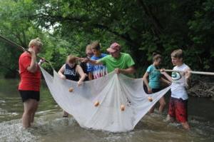 CU environmental program conducts Green River Academy with local high school students. 1